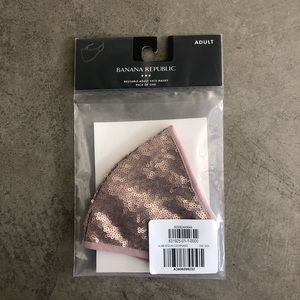 Banana republic sequin face mask